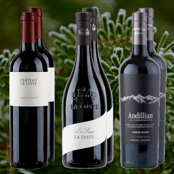 Château La Coste Rotwein-Paket